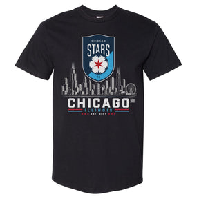 Chicago Stars FC Men's Heavyweight T-Shirt | 500 LEVEL