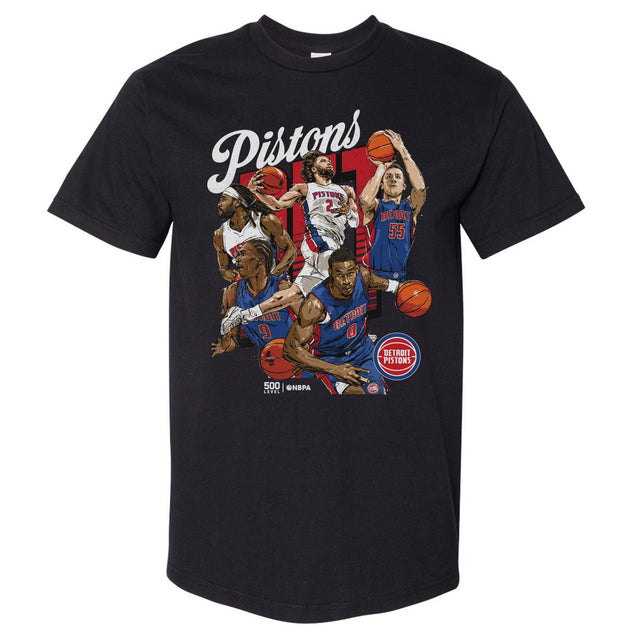 Detroit Pistons Men's Heavyweight T-Shirt | 500 LEVEL