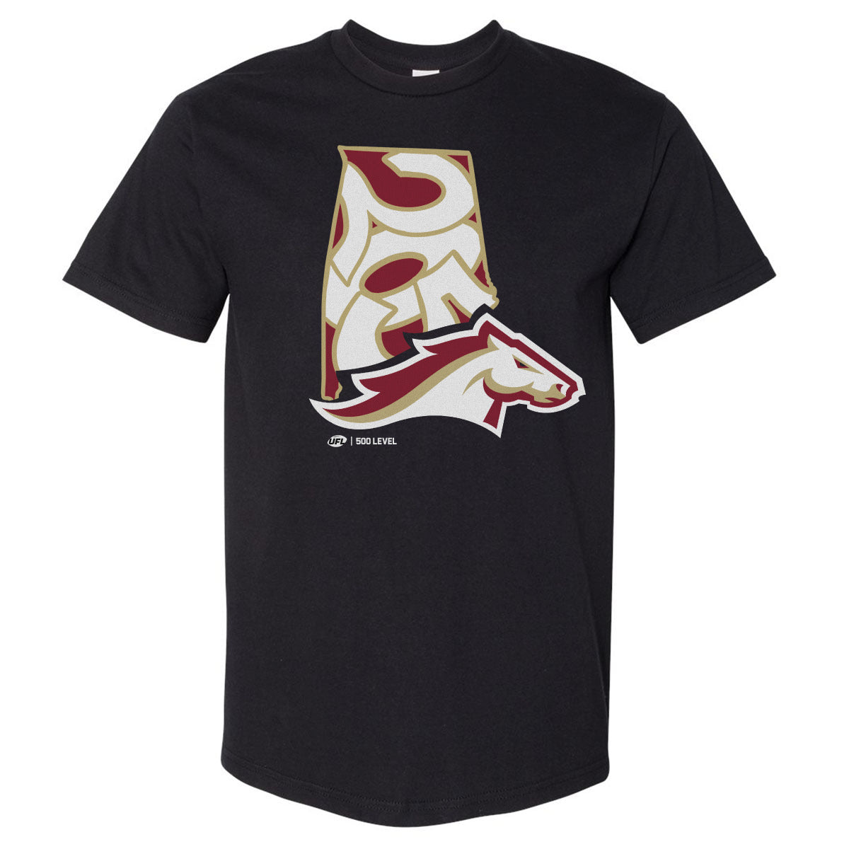 Birmingham Stallions Men's Heavyweight T-Shirt | 500 LEVEL