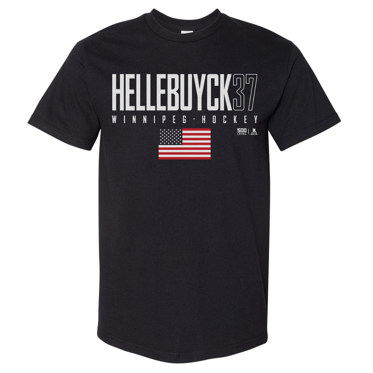 Connor Hellebuyck Men's Heavyweight T-Shirt | 500 LEVEL