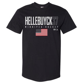 Connor Hellebuyck Men's Heavyweight T-Shirt | 500 LEVEL