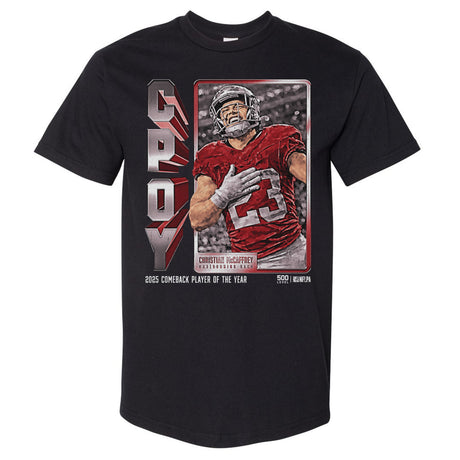 Christian McCaffrey Men's Heavyweight T-Shirt | 500 LEVEL