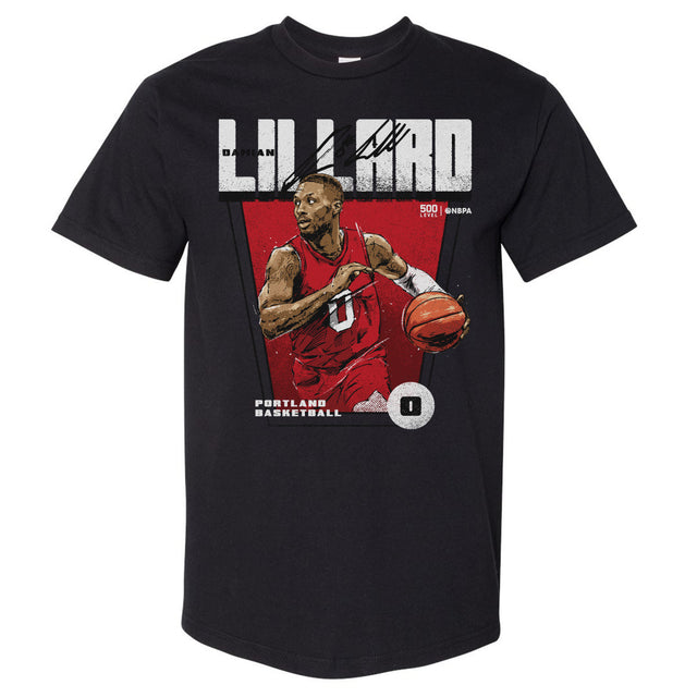 Damian Lillard Men's Heavyweight T-Shirt | 500 LEVEL
