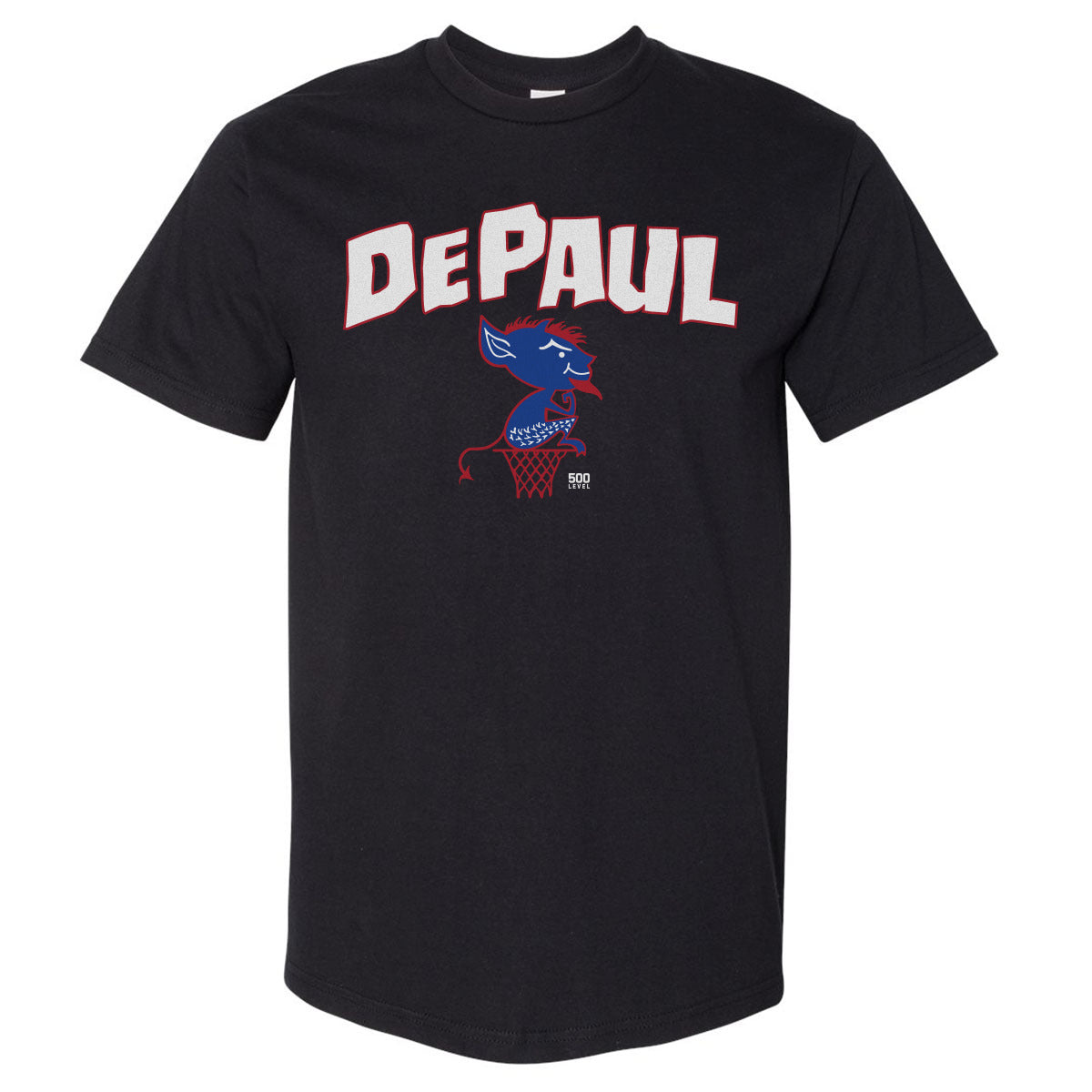 DePaul Blue Demons Men's Heavyweight T-Shirt | 500 LEVEL