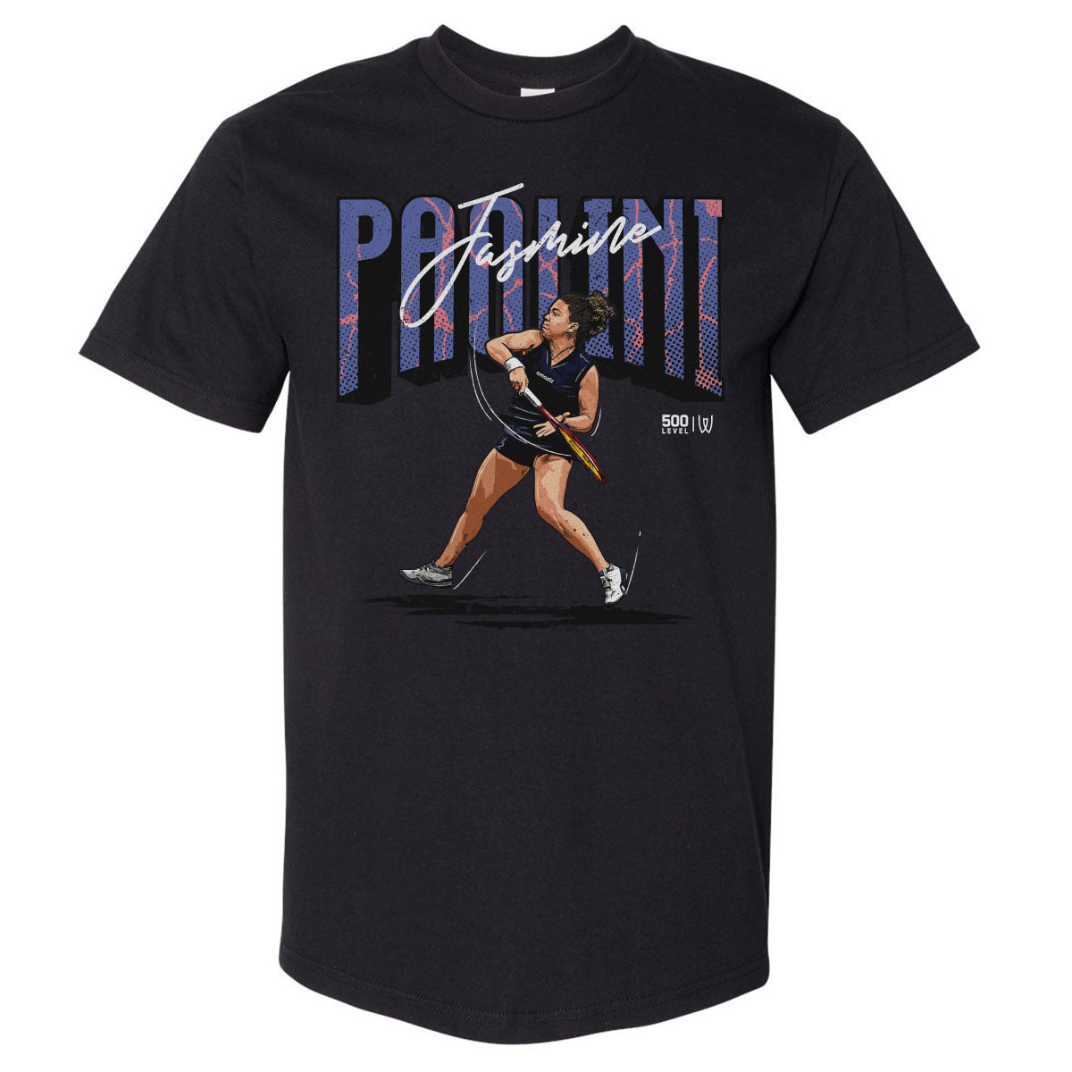 Jasmine Paolini Men's Heavyweight T-Shirt | 500 LEVEL