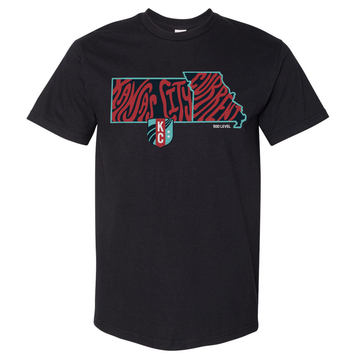Kansas City Current Men's Heavyweight T-Shirt | 500 LEVEL