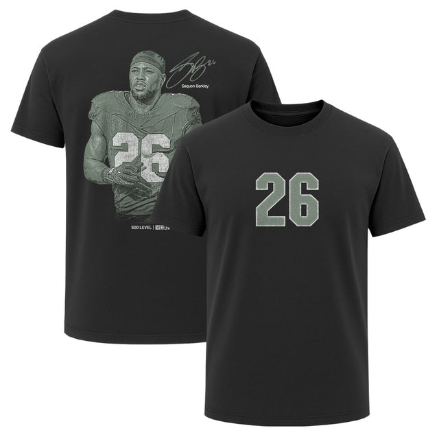 Saquon Barkley Men's Heavyweight T-Shirt | 500 LEVEL