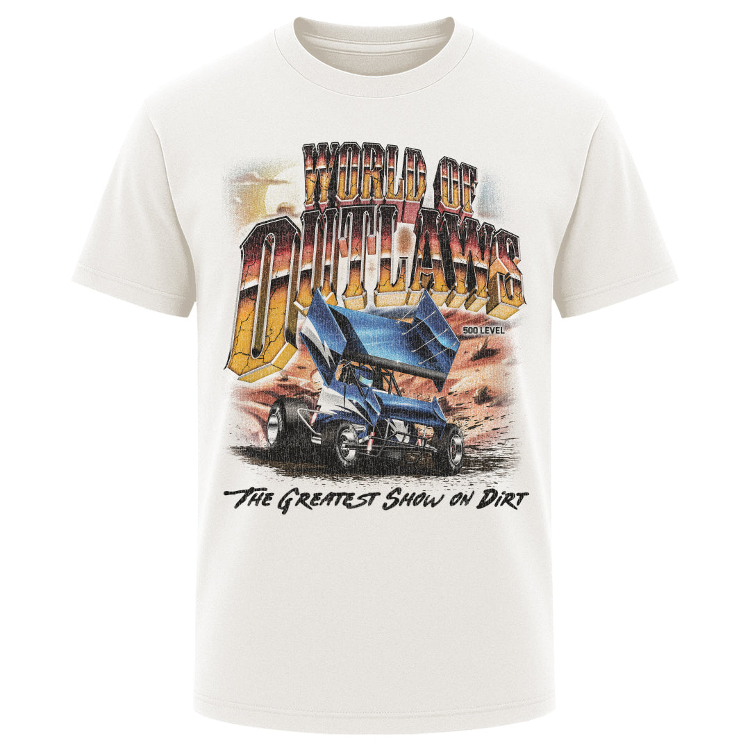 World Of Outlaws Men's Heavyweight T-Shirt | 500 LEVEL