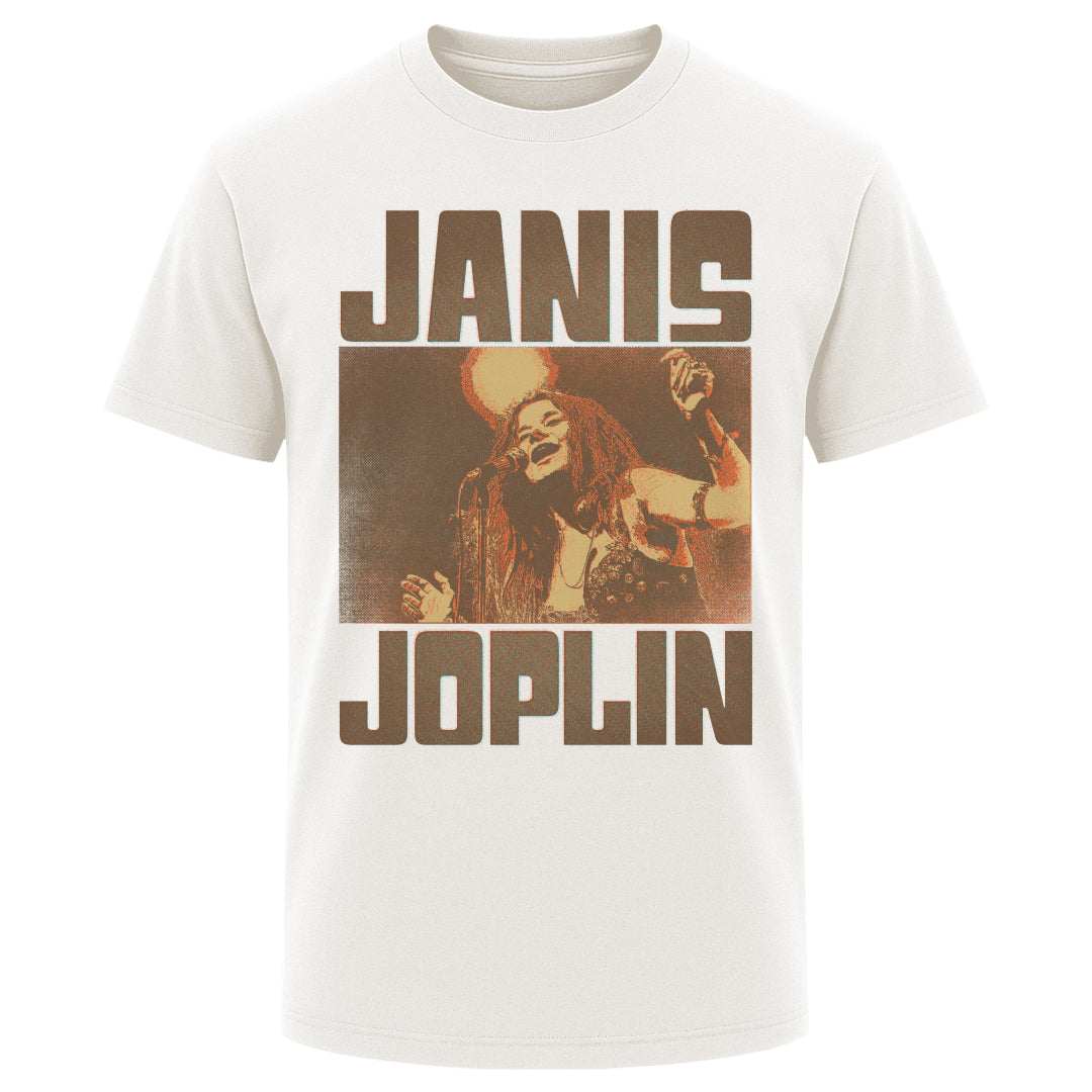 Janis Joplin Men's Heavyweight T-Shirt | 500 LEVEL
