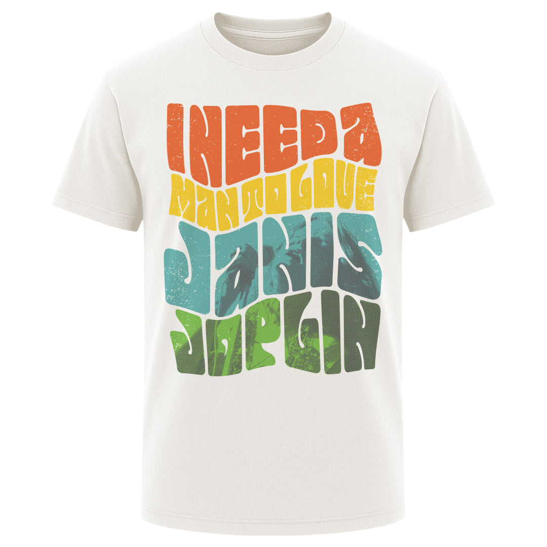 Janis Joplin Men's Heavyweight T-Shirt | 500 LEVEL