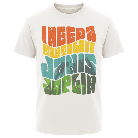 Janis Joplin Men's Heavyweight T-Shirt | 500 LEVEL