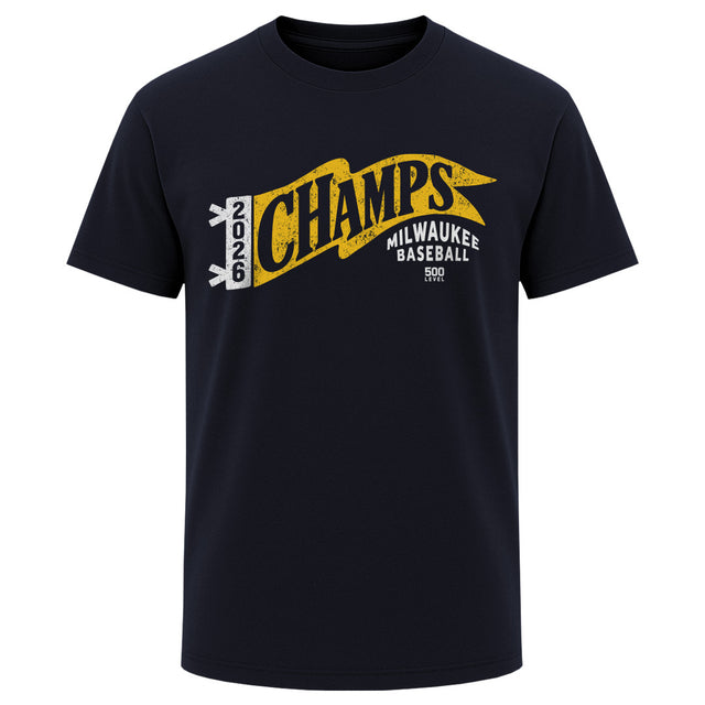 Milwaukee Baseball Men's Heavyweight T-Shirt | 500 LEVEL