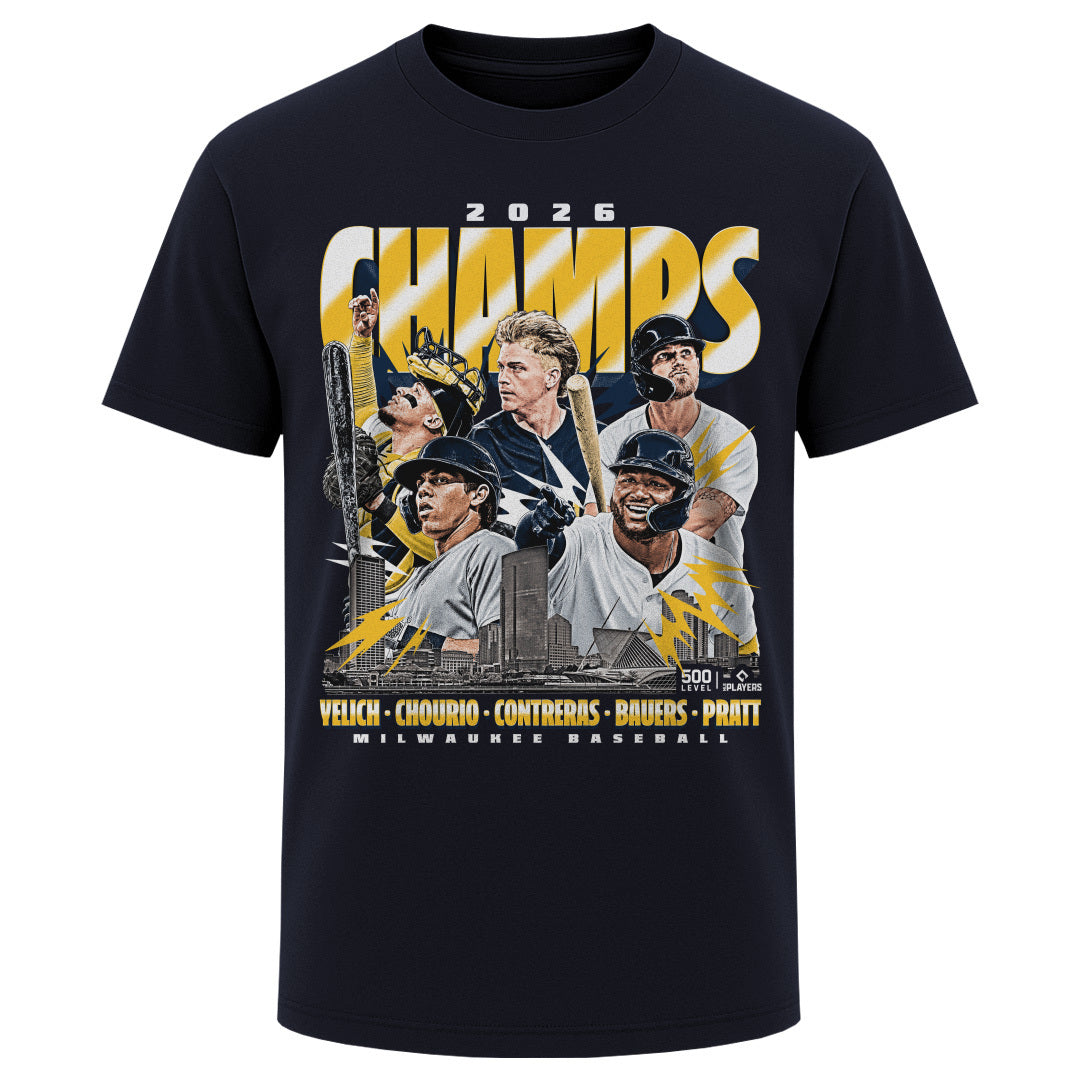 Milwaukee Baseball Men's Heavyweight T-Shirt | 500 LEVEL