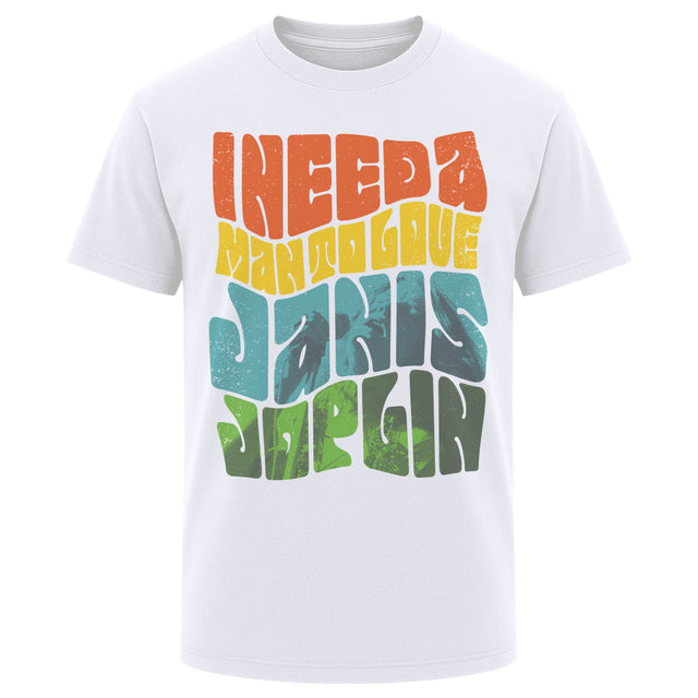 Janis Joplin Men's Heavyweight T-Shirt | 500 LEVEL