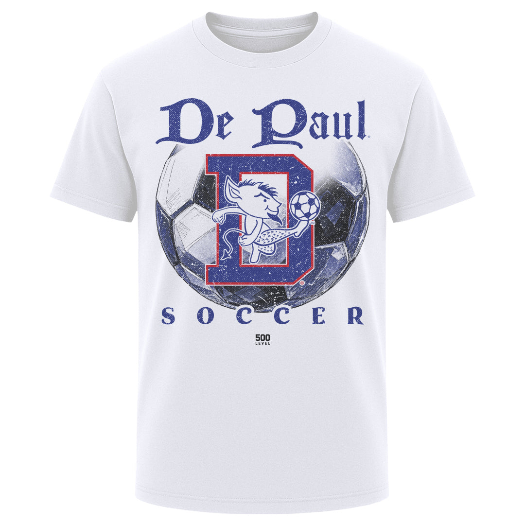DePaul Blue Demons Men's Heavyweight T-Shirt | 500 LEVEL