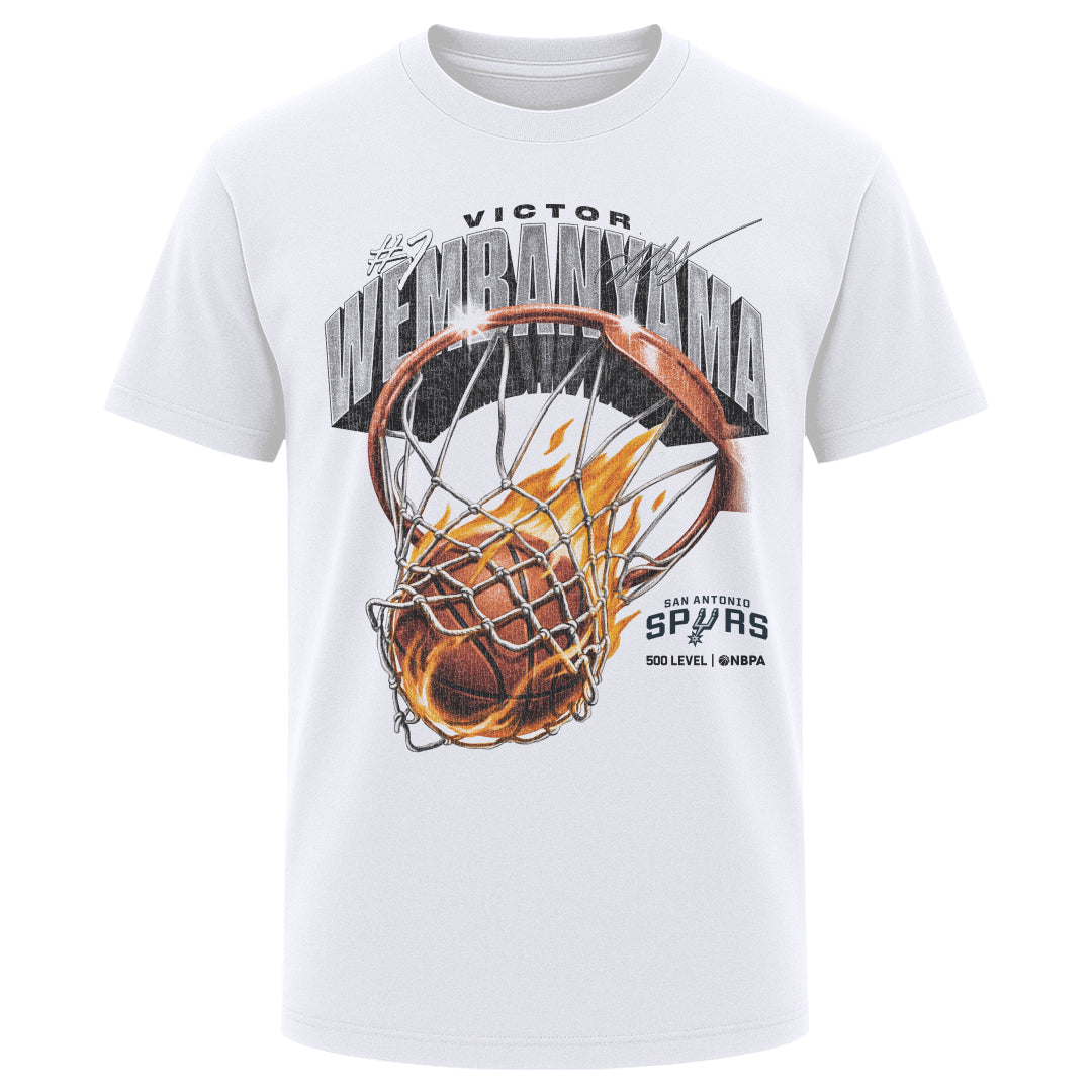 Victor Wembanyama Men's Heavyweight T-Shirt | 500 LEVEL