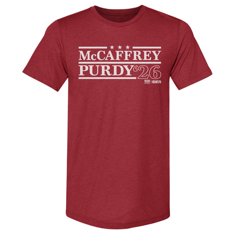Christian McCaffrey Men's Premium T-Shirt | 500 LEVEL