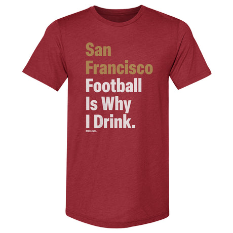 San Francisco Football Men's Premium T-Shirt | 500 LEVEL