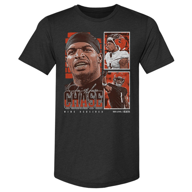 Ja'Marr Chase Men's Premium T-Shirt | 500 LEVEL