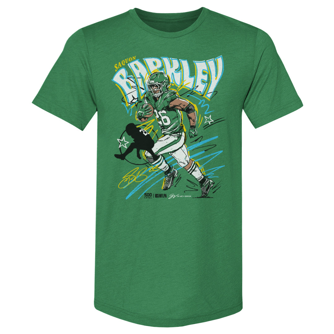 Saquon Barkley Men's Premium T-Shirt | 500 LEVEL