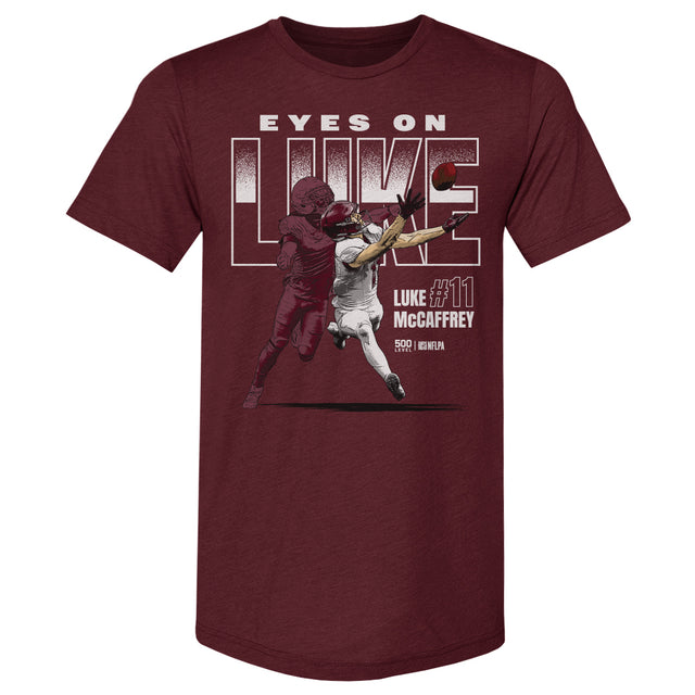 Luke McCaffrey Men's Premium T-Shirt | 500 LEVEL