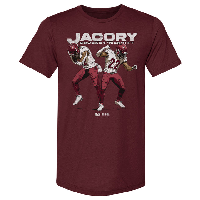 Jacory Croskey-Merritt Men's Premium T-Shirt | 500 LEVEL