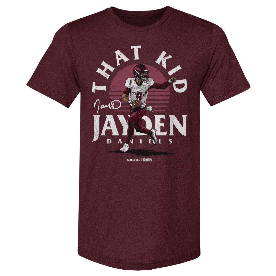 Jayden Daniels Men's Premium T-Shirt | 500 LEVEL