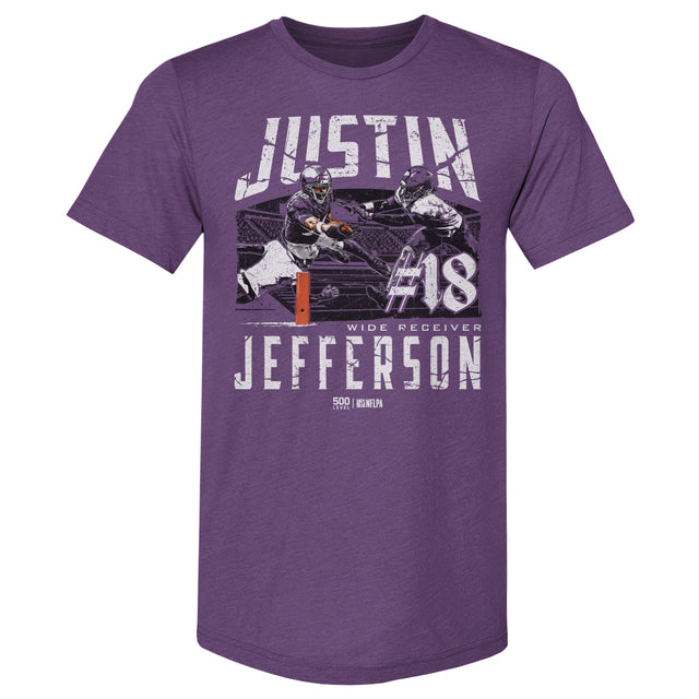 Justin Jefferson Men's Premium T-Shirt | 500 LEVEL