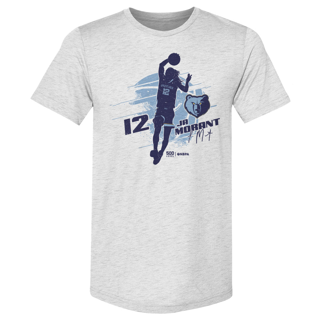 Ja Morant Memphis Grizzlies Silhouette Men's Premium T-Shirt – 500