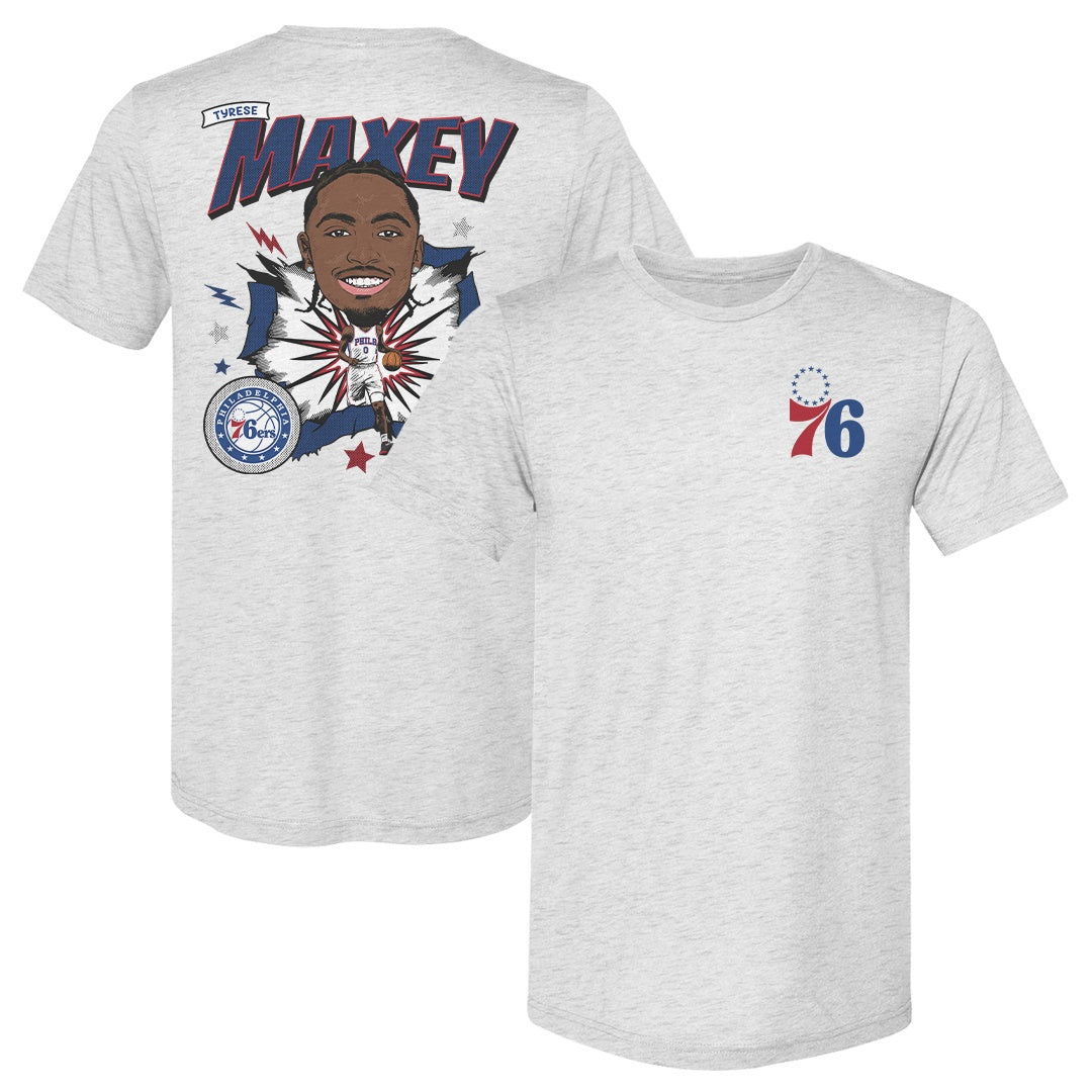 Tyrese Maxey Men's Premium T-Shirt | 500 LEVEL