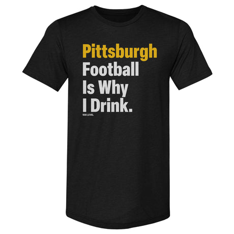 Pittsburgh Football Men's Premium T-Shirt | 500 LEVEL