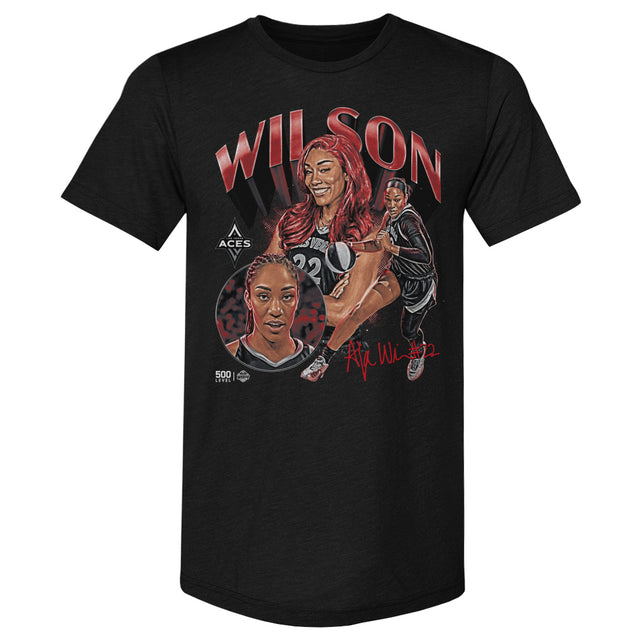 A'ja Wilson Men's Premium T-Shirt | 500 LEVEL