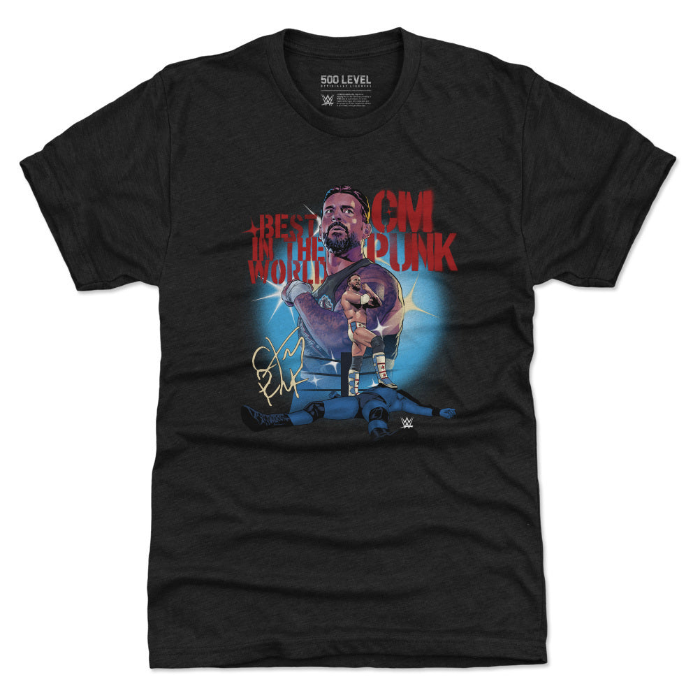 CM Punk Men's Premium T-Shirt | 500 LEVEL