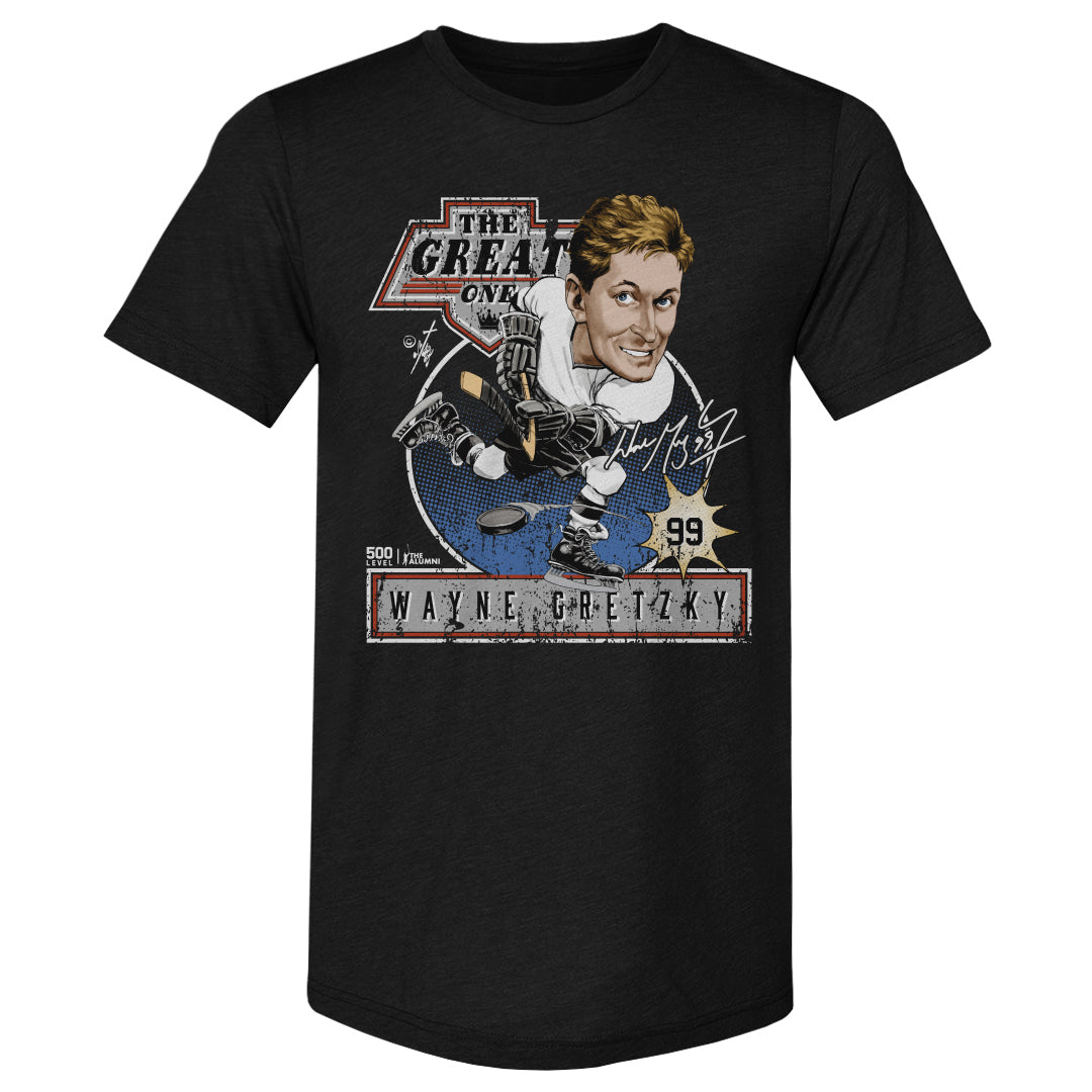 Wayne Gretzky Men's Premium T-Shirt | 500 LEVEL