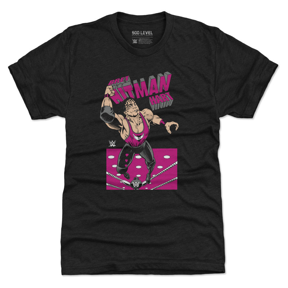 Bret Hart Men's Premium T-Shirt | 500 LEVEL