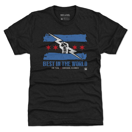 CM Punk Men's Premium T-Shirt | 500 LEVEL