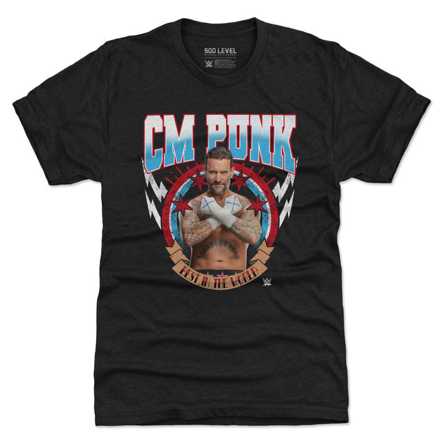 CM Punk Men's Premium T-Shirt | 500 LEVEL