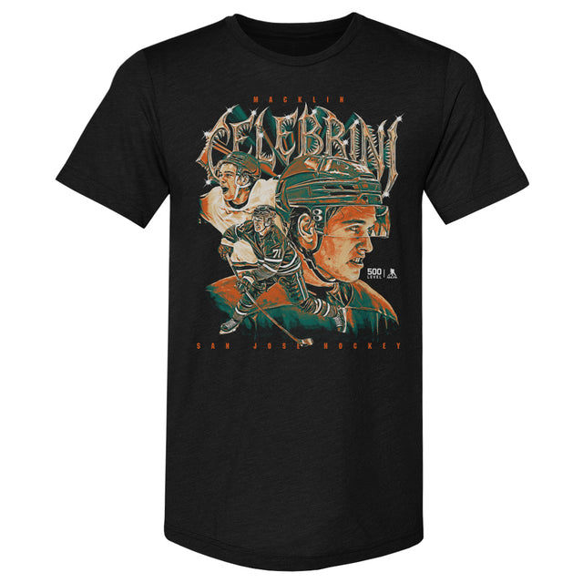 Macklin Celebrini Men's Premium T-Shirt | 500 LEVEL