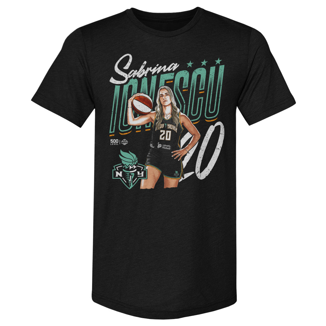 Sabrina Ionescu Men's Premium T-Shirt | 500 LEVEL