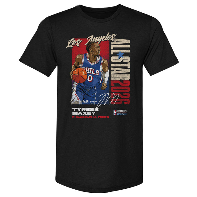 Tyrese Maxey Men's Premium T-Shirt | 500 LEVEL