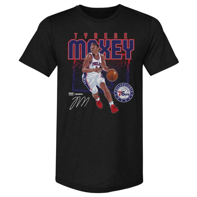 Tyrese Maxey Men's Premium T-Shirt | 500 LEVEL