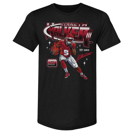 Kenneth Walker III Men's Premium T-Shirt | 500 LEVEL
