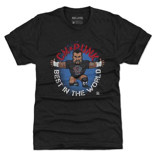 CM Punk Men's Premium T-Shirt | 500 LEVEL