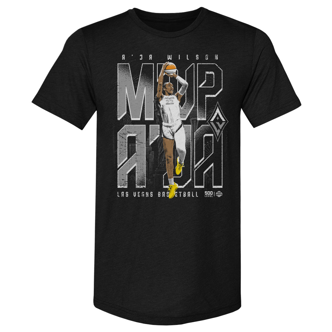 A'ja Wilson Men's Premium T-Shirt | 500 LEVEL