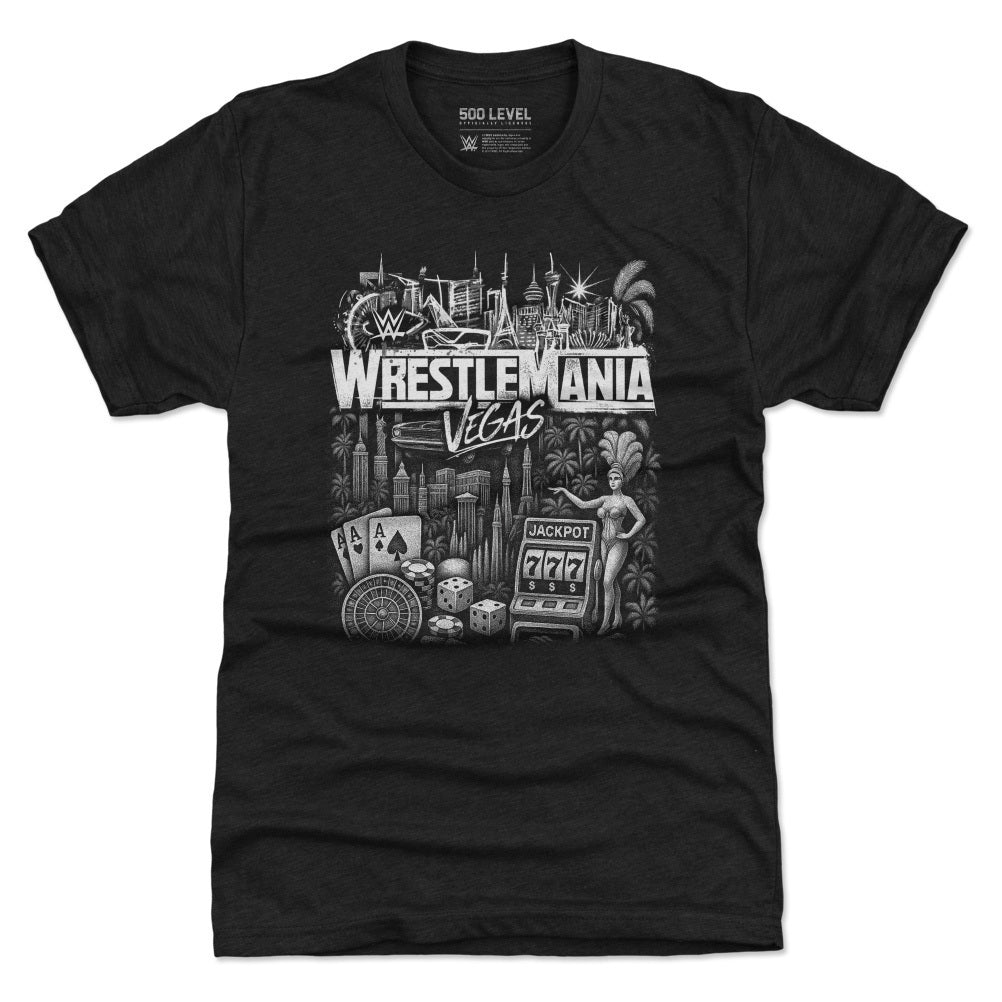 WrestleMania Men's Premium T-Shirt | 500 LEVEL