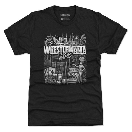 WrestleMania Men's Premium T-Shirt | 500 LEVEL
