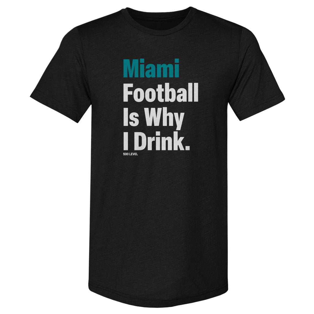 Miami Football Men's Premium T-Shirt | 500 LEVEL
