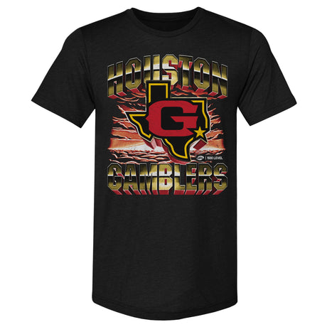Houston Gamblers Men's Premium T-Shirt | 500 LEVEL