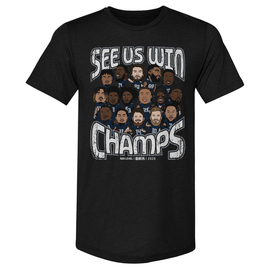 Seattle Football Men's Premium T-Shirt | 500 LEVEL