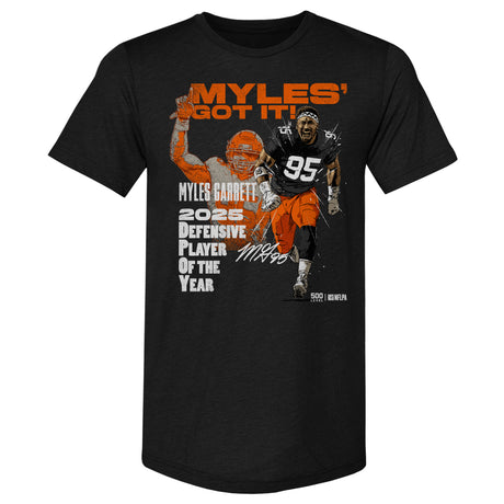 Myles Garrett Men's Premium T-Shirt | 500 LEVEL